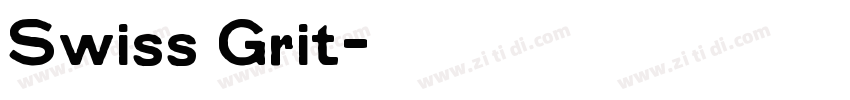 Swiss Grit字体转换